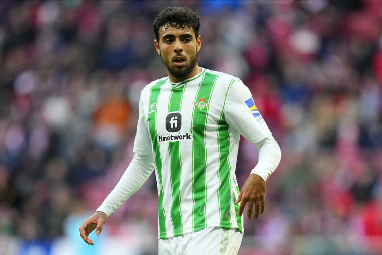 Chadi Riad of Real Betis during the La Liga EA Sports, date 27 between Atletico de Madrid and Real Betis played at Civitas Metropolitano Stadium on March 3, 2024 in Madrid, Spain. (Photo by Cesar Cebolla / Pressinphoto / Icon Sport)  - Photo by Icon Sport