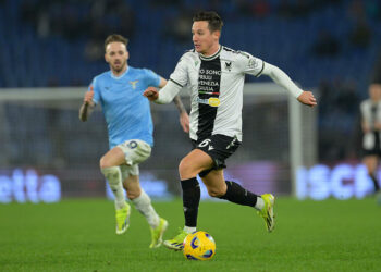 Florian Thauvin (26 Udinese Calcio)during the Serie A Tim soccer match between Lazio and Udinese at the Rome's Olympic stadium, Italy - Monday, March 11, 2024 - Sport  Soccer ( Photo by Alfredo Falcone/LaPresse )   - Photo by Icon Sport