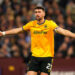 Wolverhampton Wanderers' Max Kilman rues a missed chance during the Premier League match at Villa Park, Birmingham. Picture date: Saturday March 30, 2024.   - Photo by Icon Sport