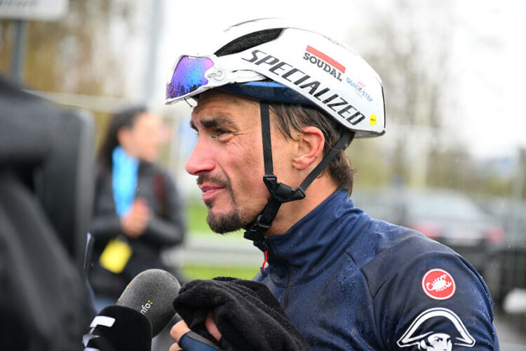 31-03-2024 Tour Des Flandres; 2024, Soudal - Quick Step; Alaphilippe, Julian; Oudenaarde; - Photo by Icon Sport   - Photo by Icon Sport