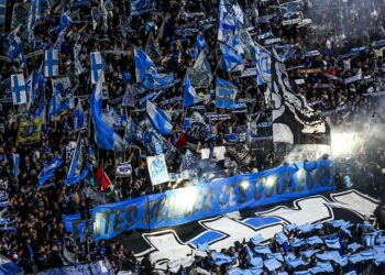 Supporters de l'OM (Photo by Icon Sport)