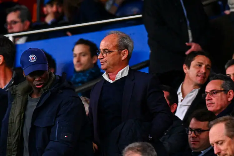 Sports Manager of Paris Luis CAMPOS during the French Cup Semi Final match between Paris and Rennes at Parc des Princes on April 3, 2024 in Paris, France. (Photo by Daniel Derajinski /Icon Sport)   - Photo by Icon Sport