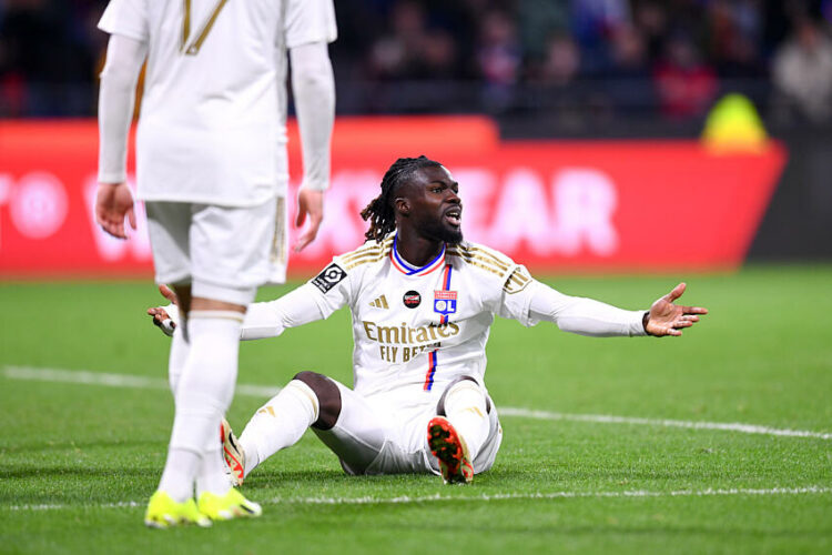 07 Mama BALDE (ol) during the Ligue 1 Uber Eats match between Lyon and Reims at Groupama Stadium on March 30, 2024 in Lyon, France.(Photo by Philippe Lecoeur/FEP/Icon Sport)   - Photo by Icon Sport