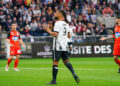Lois DIONY of Angers during the Ligue 2 BKT match between Angers and Laval at Stade Raymond Kopa on April 6, 2024 in Angers, France.(Photo by Eddy Lemaistre/Icon Sport)   - Photo by Icon Sport