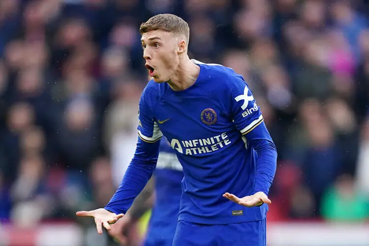 Chelsea?s Cole Palmer reacts during the Premier League match at Bramall Lane, Sheffield. Picture date: Sunday April 7, 2024.   - Photo by Icon Sport
