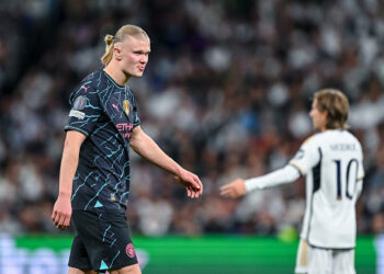 Erling Haaland (Manchester City) face au Real Madrid - (Photo by Harry Langer/DeFodi Images)   - Photo by Icon Sport