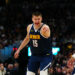 Apr 10, 2024; Denver, Colorado, USA; Denver Nuggets center Nikola Jokic (15) calls out in the second half against the Minnesota Timberwolves at Ball Arena. Mandatory Credit: Ron Chenoy-USA TODAY Sports/Sipa USA   - Photo by Icon Sport