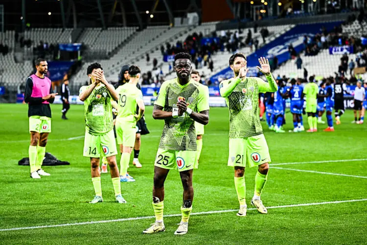 Les joueurs d'Angers à Grenoble en 2024 - Photo by Icon Sport