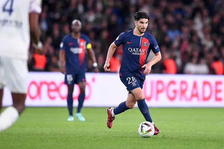 28 Carlos SOLER BARRAGAN (psg) during the Ligue 1 Uber Eats match between Paris and Clermont at Parc des Princes on April 6, 2024 in Paris, France.(Photo by Philippe Lecoeur/FEP/Icon Sport)   - Photo by Icon Sport