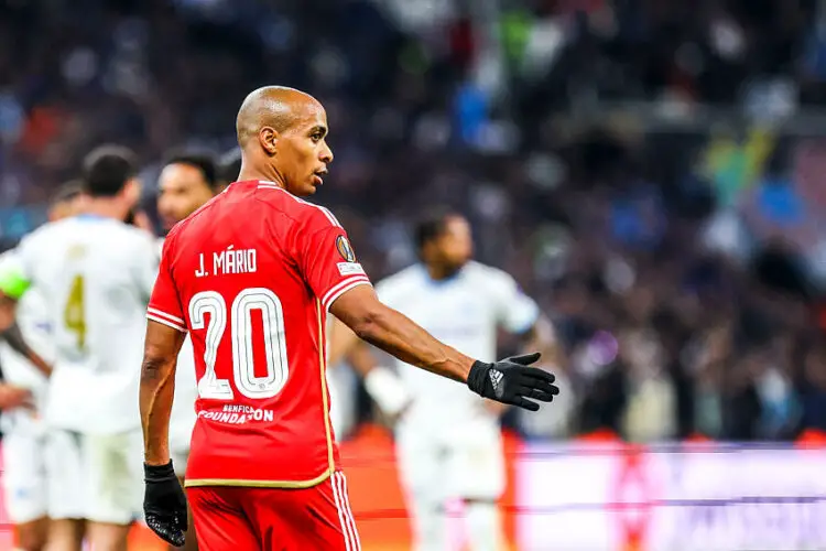 Joao MARIO of Benfica during the UEFA Europa League Quarter-finals match between Marseille and Benfica at Oragne Velodrome, Marseille on April 18, 2024 in Marseille, France.(Photo by Johnny Fidelin/Icon Sport)   - Photo by Icon Sport