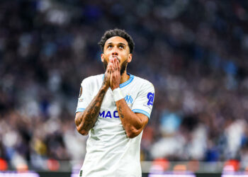 Pierre-Emerick AUBAMEYANG of Marseille looks dejected during the UEFA Europa League Quarter-finals match between Marseille and Benfica at Oragne Velodrome, Marseille on April 18, 2024 in Marseille, France.(Photo by Johnny Fidelin/Icon Sport)   - Photo by Icon Sport