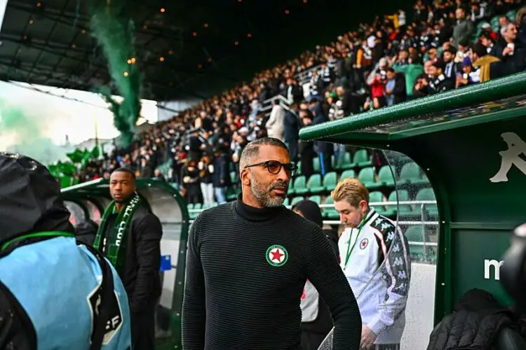 Habib BEYE coach of Red Star during the National match between Red Star and Dijon at Stade Bauer on April 19, 2024 in Saint-Ouen, France.(Photo by Anthony Dibon/Icon Sport)   - Photo by Icon Sport