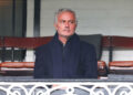 21st April 2024; Craven Cottage, Fulham, London, England; Premier League Football, Fulham versus Liverpool; Jose Mourinho sits in Craven Cottage before kick off Photo by Icon sport   - Photo by Icon Sport