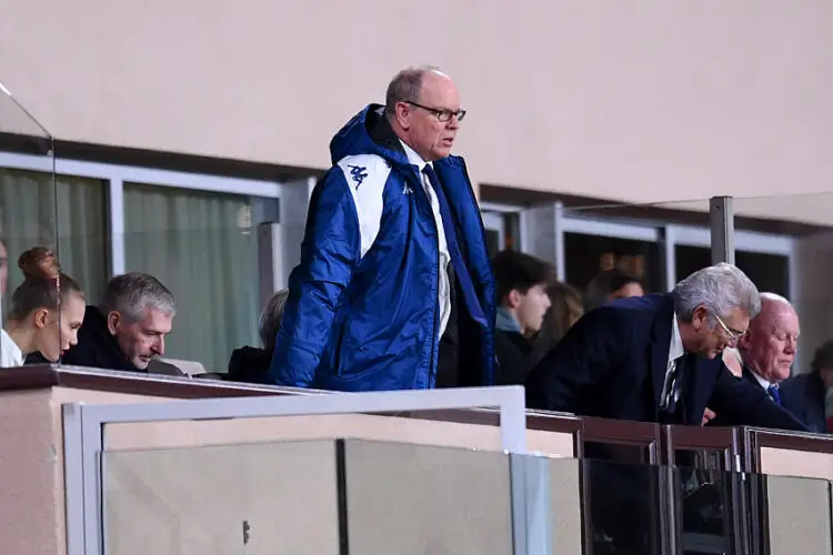 Prince ALBERT II DE MONACO during the Ligue 1 Uber Eats match between Monaco and Lille at Stade Louis II on April 24, 2024 in Monaco, Monaco.(Photo by Philippe Lecoeur/FEP/Icon Sport)   - Photo by Icon Sport