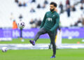 London, England, 27th April 2024. Mohamed Salah of Liverpool during the warm up before the Premier League match at the London Stadium, London. Picture credit should read: Paul Terry / Sportimage Photo by Icon Sport   - Photo by Icon Sport