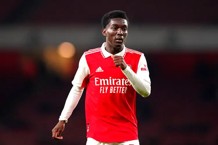 Arsenal's Amario Cozier-Duberry during a friendly match at Emirates Stadium, London. Picture date: Saturday December 17, 2022. - Photo by Icon sport   - Photo by Icon Sport