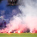 Les supporters de Troyes virulents (Bibard/FEP/Icon Sport)