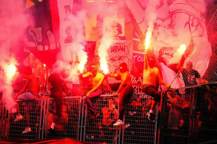 Les ultras toulousains sont feu (Photo by Bagu Blanco / Pressinphoto / Icon Sport)