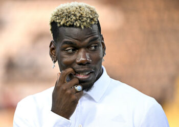 Paul Pogba est passé tout proche, selon Aminematué, de refouler les pelouses pour la Kings League (Photo by Icon Sport)