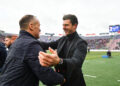 Joey Saputo (Président du Bologna F.C.) et Thiago Motta (Entraîneur du Bologna F.C.) - Photo by Icon Sport