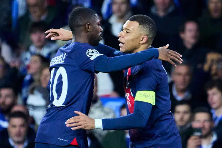 Ousmane Dembélé et Kylian Mbappé
(Photo by Icon Sport)