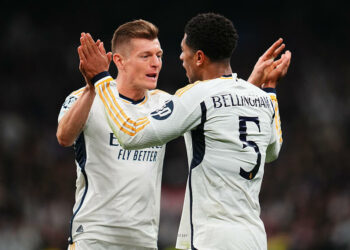 Jude Bellingham, Toni Kroos - Photo by Icon Sport