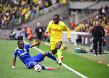 Moses SIMON - FC  Nantes (Photo by Anthony Bibard/FEP/Icon Sport)