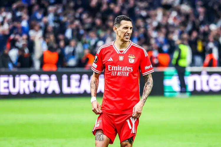 Angel Di Maria lors d'OM - Benfica (Photo by Johnny Fidelin/Icon Sport)