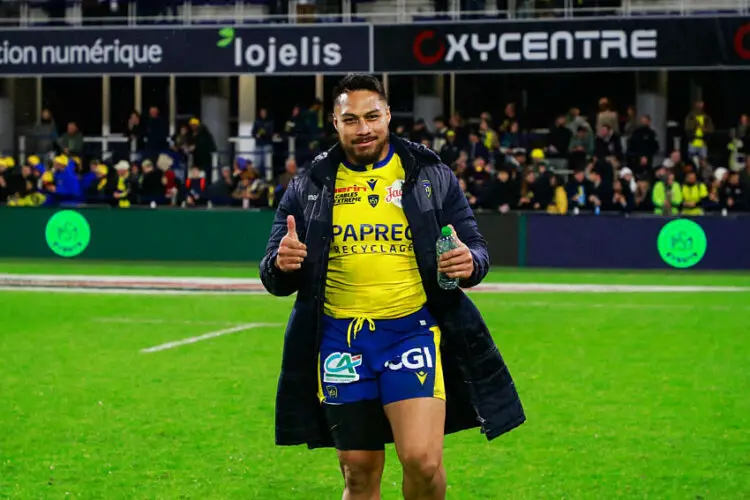 George MOALA of Clermont Ferrand during the Top 14 match between Clermont and Stade Francais at Stade Marcel Michelin on April 27, 2024 in Clermont-Ferrand, France.(Photo by Romain Biard/Icon Sport)   - Photo by Icon Sport