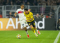Bradley Barcola (Paris Saint-Germain) et Jadon Sancho (Borussia Dortmund) - Photo by Icon Sport