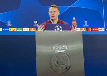Neuer avant Real /Bayern - Peter Kneffel/dpa   - Photo by Icon Sport