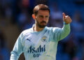 Bernardo Silva of Manchester City gives a thumbs up during the pre match warm up ahead of the Premier League match Manchester City vs West Ham United at Etihad Stadium, Manchester, United Kingdom, 19th May 2024  (Photo by Mark Cosgrove/News Images) in Manchester, United Kingdom on 5/19/2024. (Photo by Mark Cosgrove/News Images/Sipa USA)   - Photo by Icon Sport