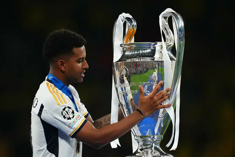 Rodrygo avec la Ligue des Champions