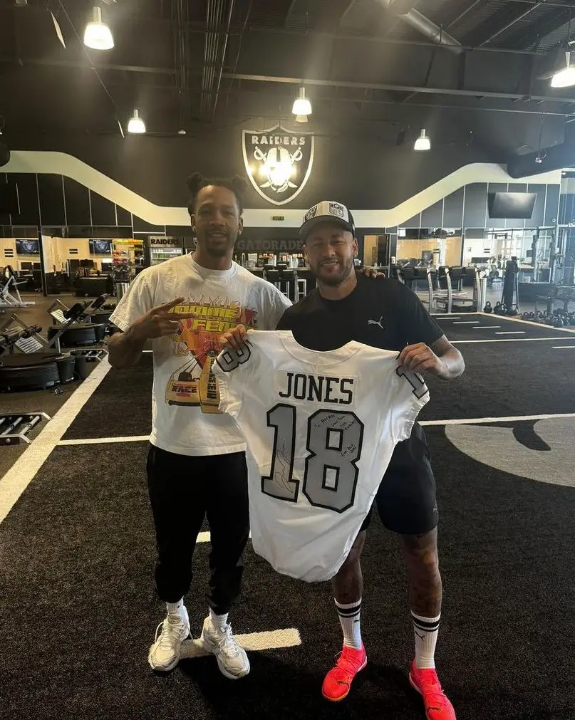 Neymar s'entraîne à Las Vegas : une session chez les Raiders