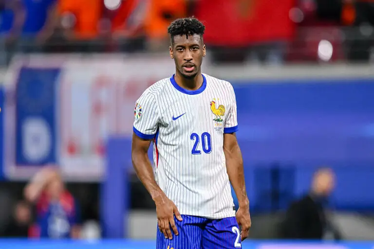 Kingsley Coman avec les Bleus