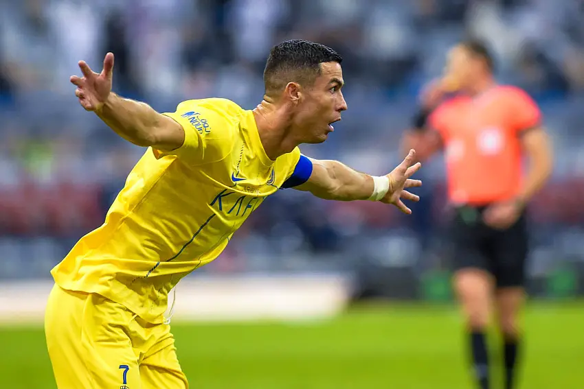 Cristiano Ronaldo lors d'Al-Hilal v Al-Nassr
