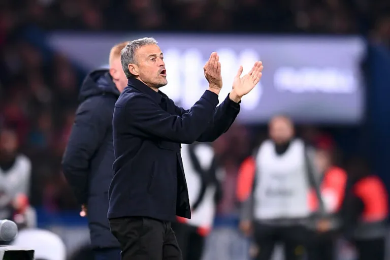Luis Enrique avec le PSG