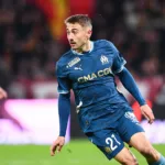 Valentin Rongier après son but contre Lens