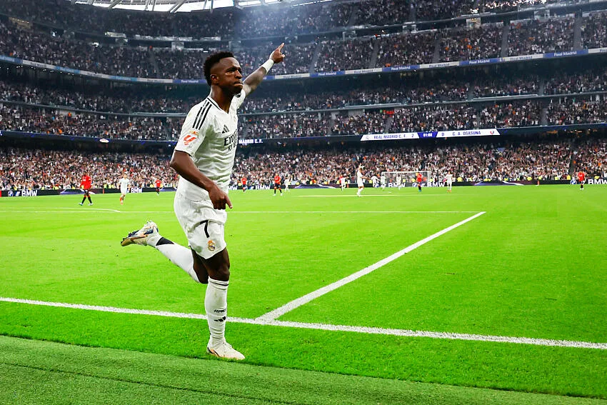 Vinicius jr avec le Real Madrid