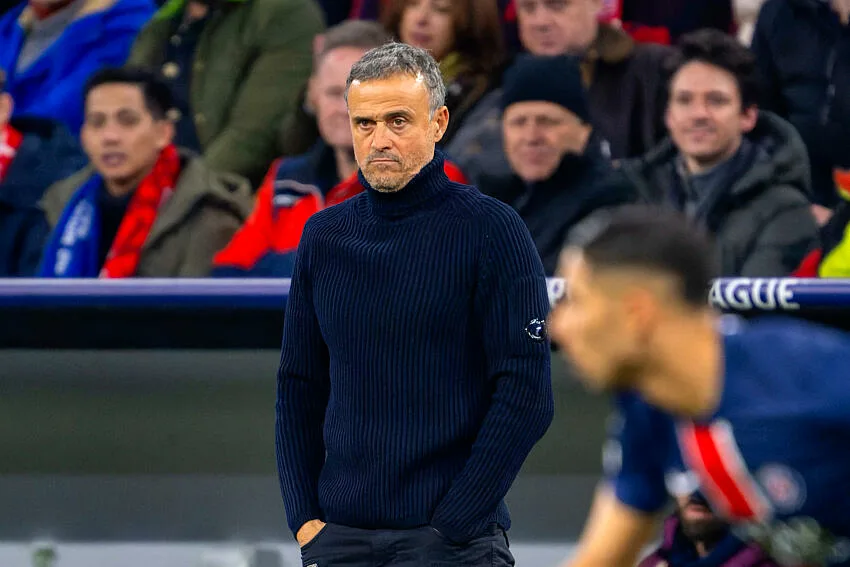 Luis Enrique, l'entraîneur du PSG (Photo by Icon Sport)