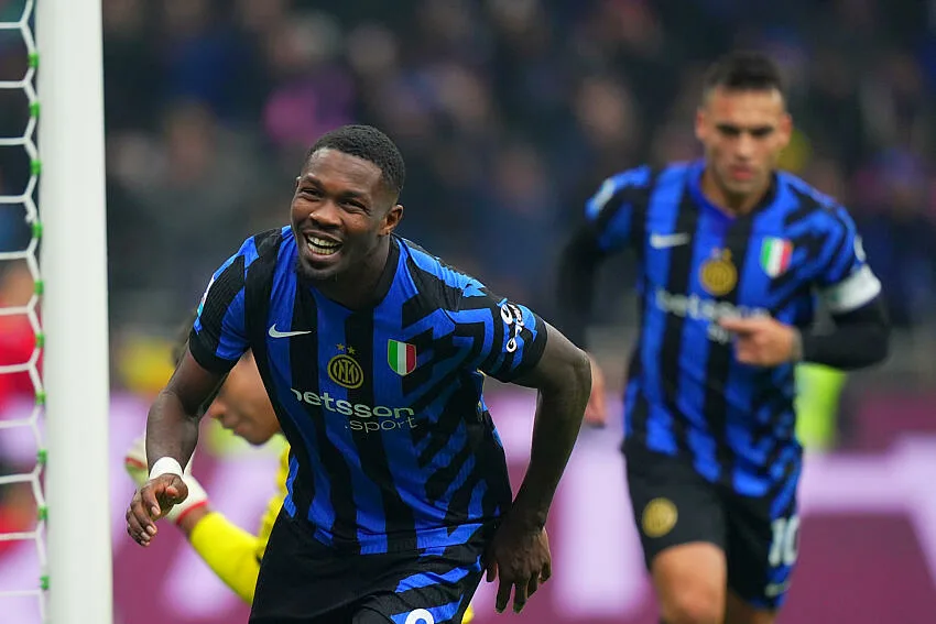 Marcus Thuram avec l'Inter Milan