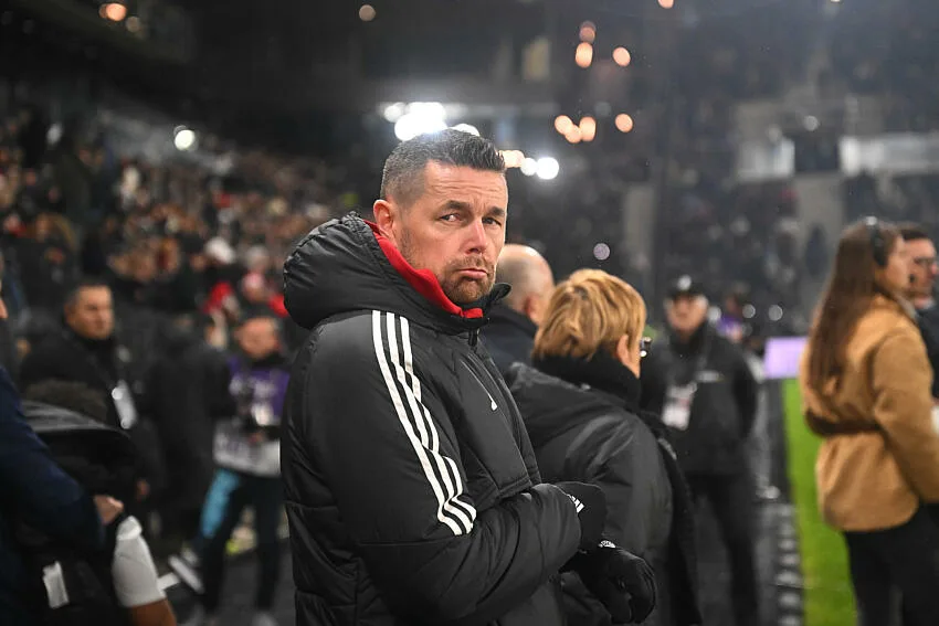 Pierre Sage avec l'OL à Angers