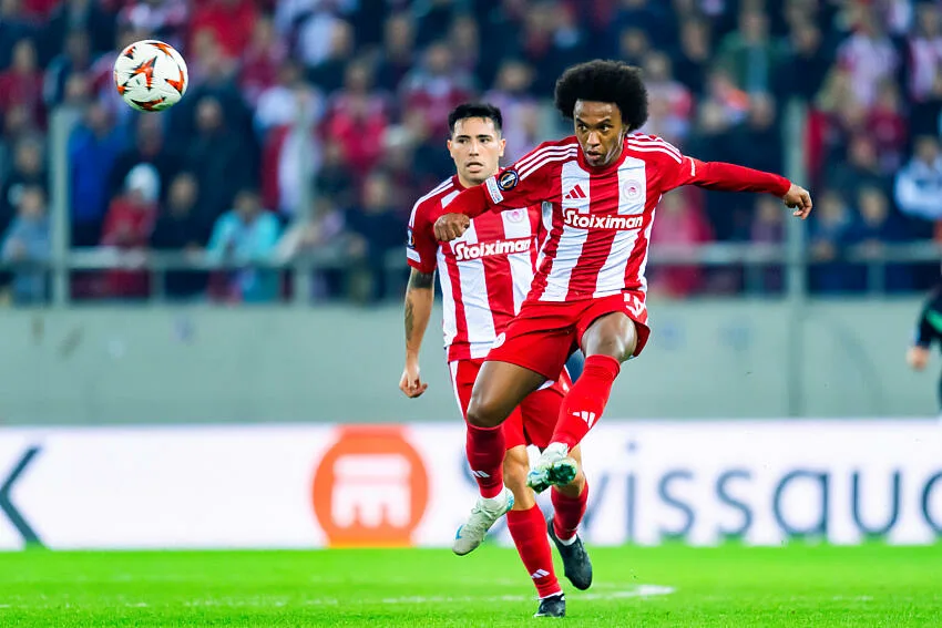 Willian avec l'Olympiakos