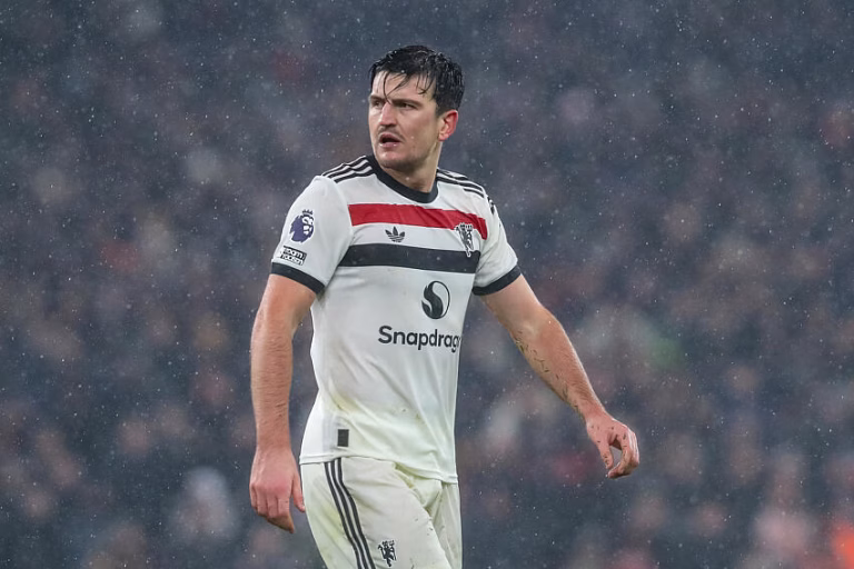 Harry Maguire avec Manchester United