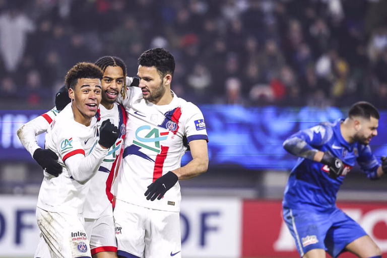 Barcola lors d'Espaly / PSG