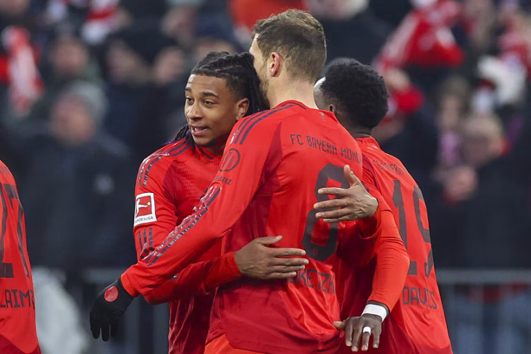 Michael Olise avec le Bayern Munich