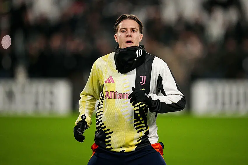 Nicolo Fagioli avec la Juve