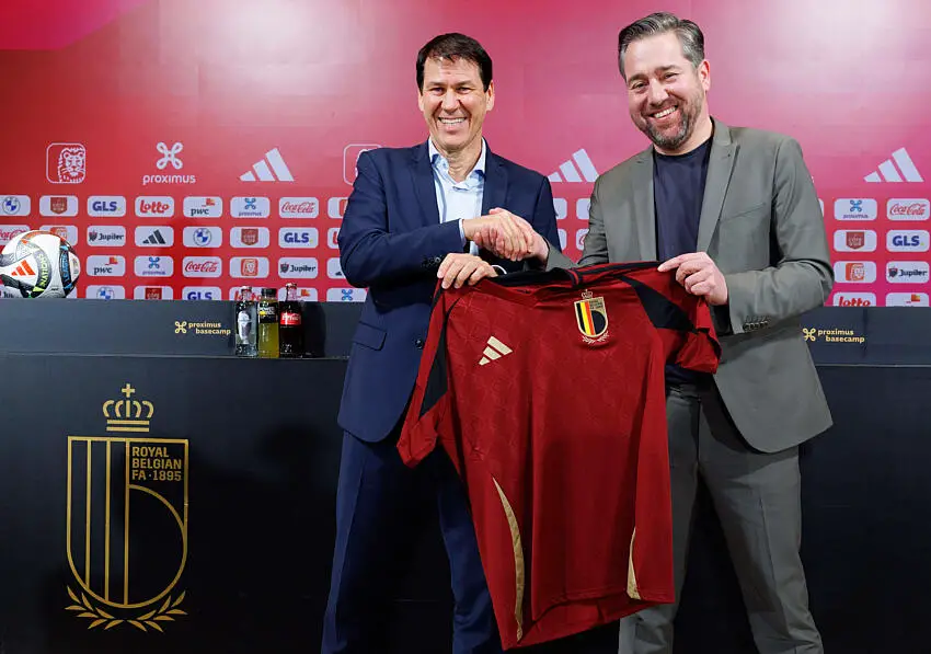 Rudi Garcia avec la Belgique