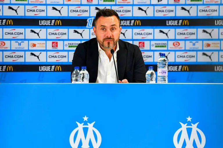 Roberto de Zerbi avec l'OM
