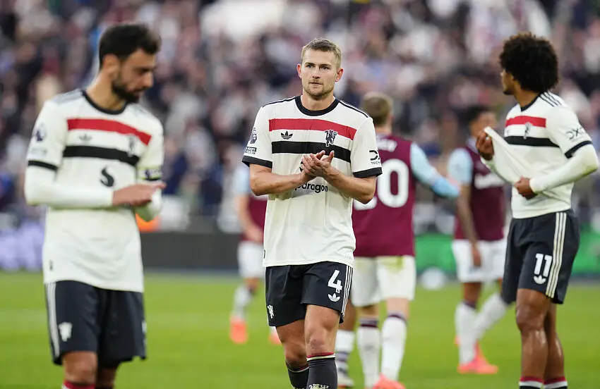Matthijs de Ligt avec Manchester United